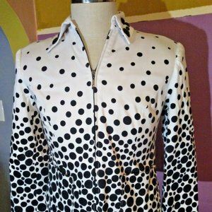 ISABEL USA Zip Blazer Jacket White with Various si